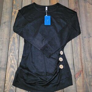 Women's Casual Long Sleeve Tunic Top